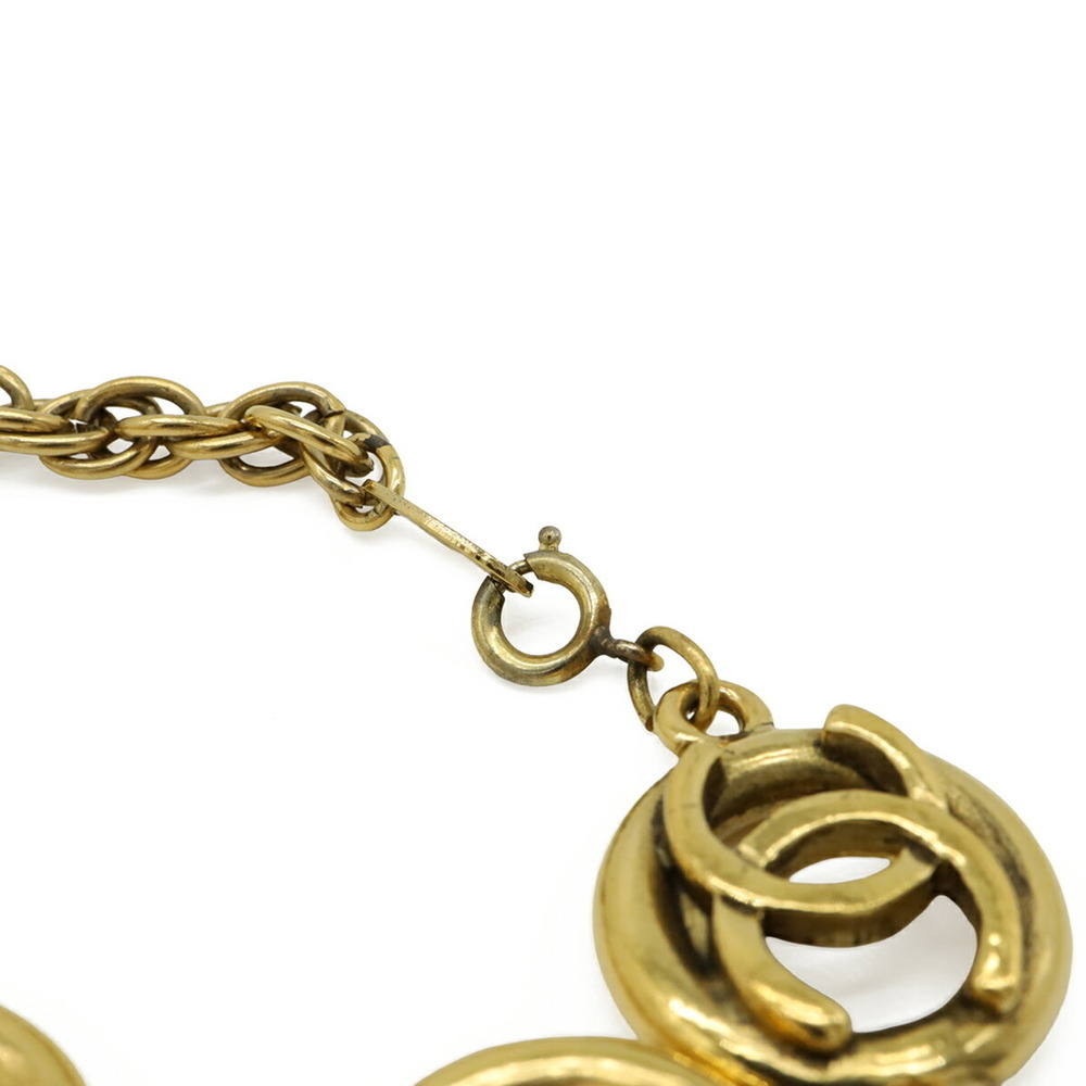 CHANEL Authentic Gold Logo Charm Bracelet - Picture 5 of 7
